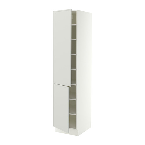 SEKTION, high cabinet with shelves/2 doors. 1 of 2 open dialog