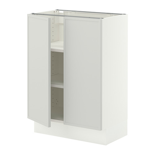 SEKTION, base cabinet with shelves/2 doors. 1 of 2 open dialog