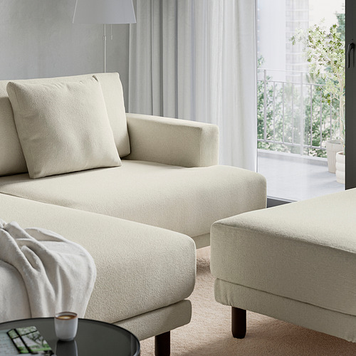 UPPÅKRA, sofá 3 plazas con chaiselongue izquierdo y reposapiés. 4 de 8 abrir diálogo