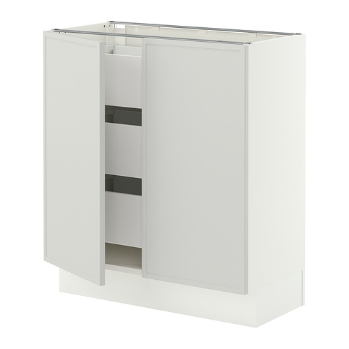 SEKTION / MAXIMERA, base cabinet w 2 doors/3 drawers. 1 of 2 open dialog