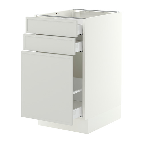 SEKTION / MAXIMERA, base cabinet/p-out storage/2 drwrs. 1 of 2 open dialog