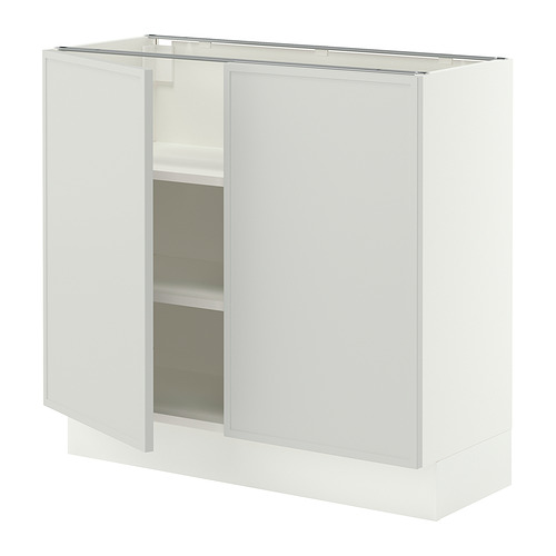 SEKTION, base cabinet with shelves/2 doors. 1 of 2 open dialog