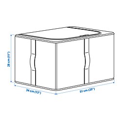 Ilustración de medidas - PURRPINGLA bolsa de almacenaje