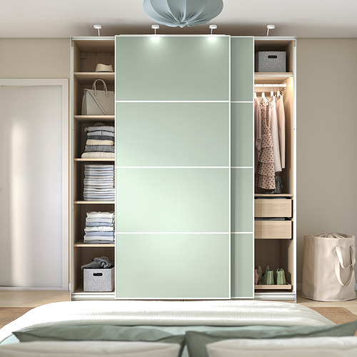 PAX / MEHAMN, wardrobe with sliding doors 3 of 3 open dialog