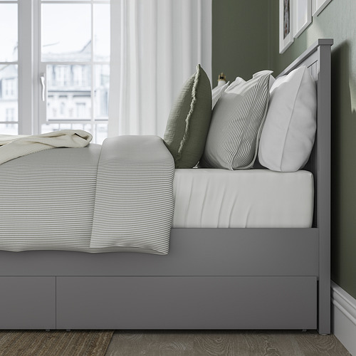 GULLABERG, bed frame with 4 storage boxes. 4 of 7 open dialog