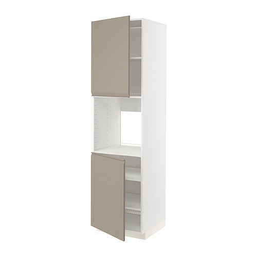 METOD, armario alto horno con 2 puertas/baldas. 1 de 4 open dialog