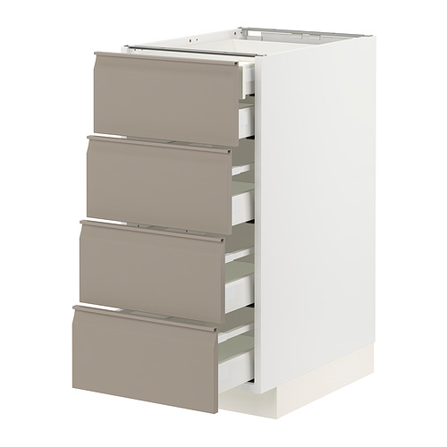 METOD / MAXIMERA, armario bajo 5 cajones y 4 frentes. 1 de 4 open dialog