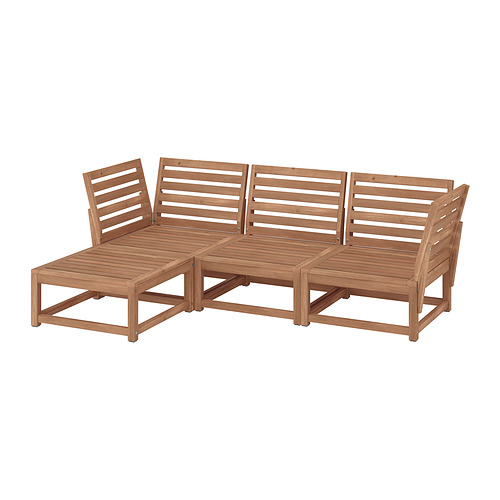 NÄMMARÖ, 3-seat modular sofa, outdoor 3 of 3 open dialog