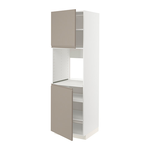 METOD, armario alto horno con 2 puertas/baldas. 1 de 4 open dialog