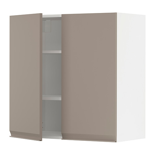 METOD, armario pared con baldas/2 puertas. 1 de 4 open dialog