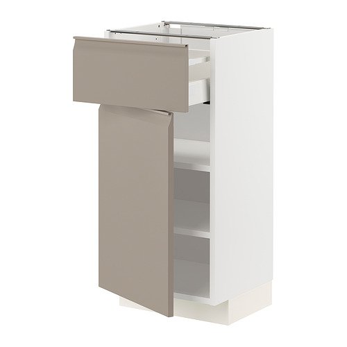 METOD / MAXIMERA, armario bajo con cajón y puerta. 1 de 4 open dialog