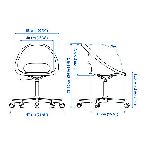 KALLAX / LOBERGET, desk and chair 8 of 8 open dialog