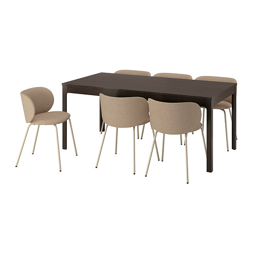 EKEDALEN / KRYLBO, table and 6 chairs 1 of 8 open dialog