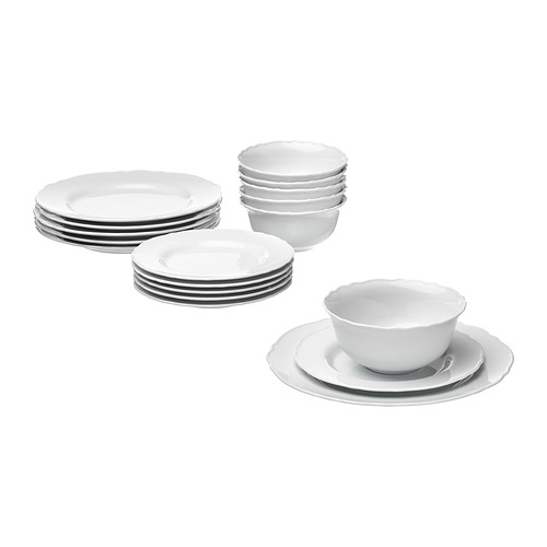 UPPLAGA, 18-piece dinnerware set. 1 of 6 open dialog