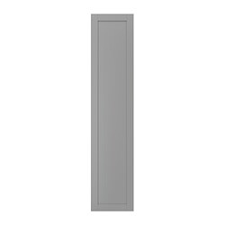 GULLABERG, puerta con bisagras, Gris