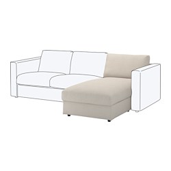 VIMLE, funda chaiselongue, Gunnared beige