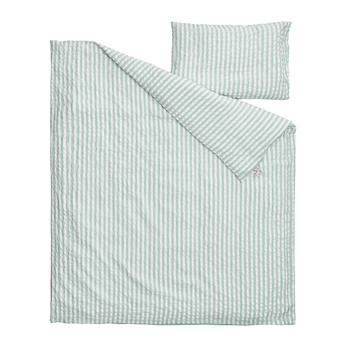 LEN, duvet cover 1 pillowcase f crib. 2 of 4 open dialog