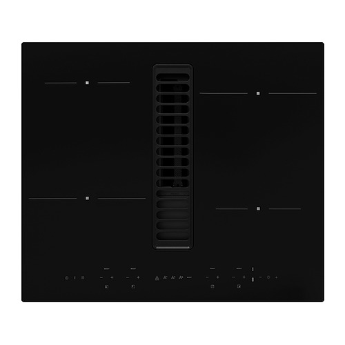 TÄCKNAN, Induction cooktop w/downdraft vent. 1 of 10 open dialog