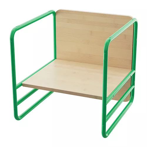 IKEA Ibiza SMÅSKRAKE multi-functional child chair/table, green