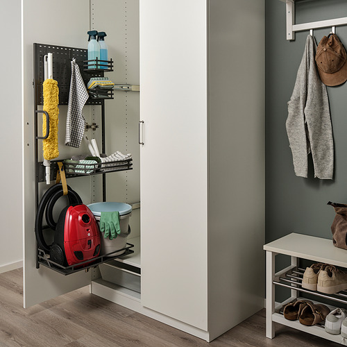 UTRUSTA, pull-out rack for cleaning supplies 4 of 6 open dialog