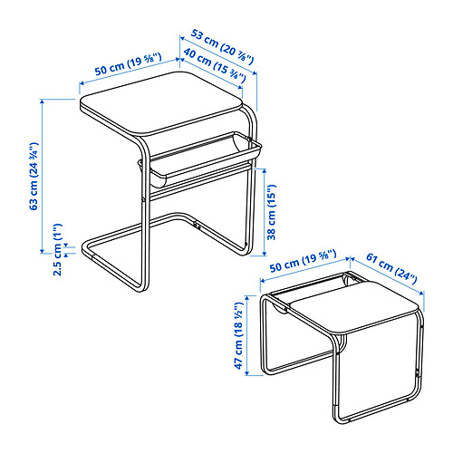 OLSERÖD, side table 9 of 12 open dialog