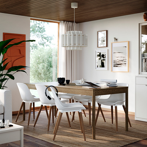 TONSTAD / GRÖNSTA, table and 6 chairs 2 of 6 open dialog