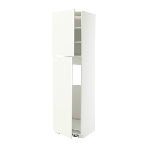 METOD, high cabinet for fridge w 2 doors 1 of 2 open dialog