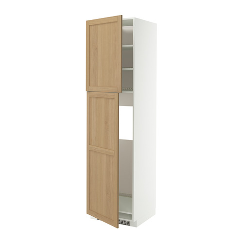 METOD, high cabinet for fridge w 2 doors 1 of 4 open dialog
