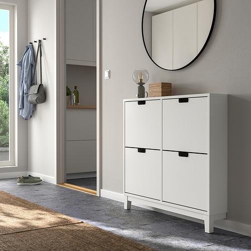 STÄLL, shoe cabinet with 4 compartments 2 of 6 open dialog