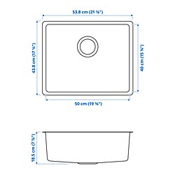 Measurement Illustration - VRESJÖN sink