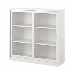 TONSTAD, display cabinet, Off-white