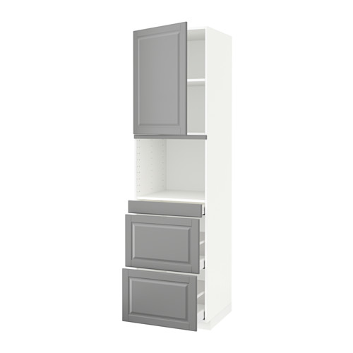 METOD / MAXIMERA, hi cab f micro combi w door/3 drwrs 1 of 2 open dialog
