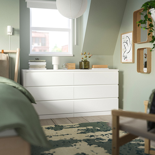 MALM, 6-drawer dresser 2 of 5 open dialog