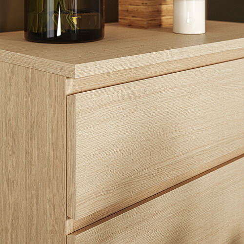 MALM, 6-drawer dresser 3 of 5 open dialog