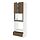 Select colour variation: white/Tistorp brown walnut effect