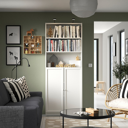 BILLY / OXBERG, bookcase with doors 4 of 8 open dialog