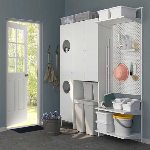 NYSJÖN, cabinet for washing machine 5 of 7 open dialog