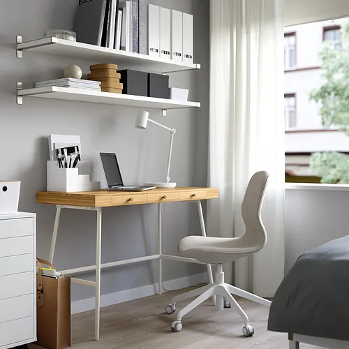 IKEA Fuerteventura - LILLÅSEN desk, bamboo, 102x49 cm