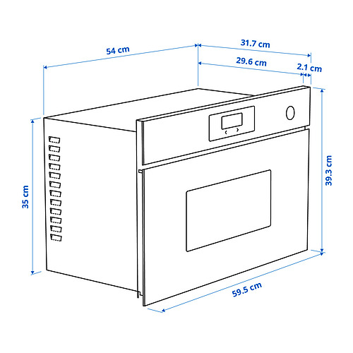 FRILLESBO, built-in microwave. 5 of 5 open dialog