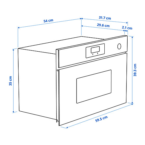 SPJUTBO, built-in microwave. 5 of 5 open dialog