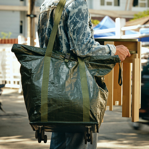 KOMPISHÄNG, shopping bag with wheels. 4 of 6 open dialog