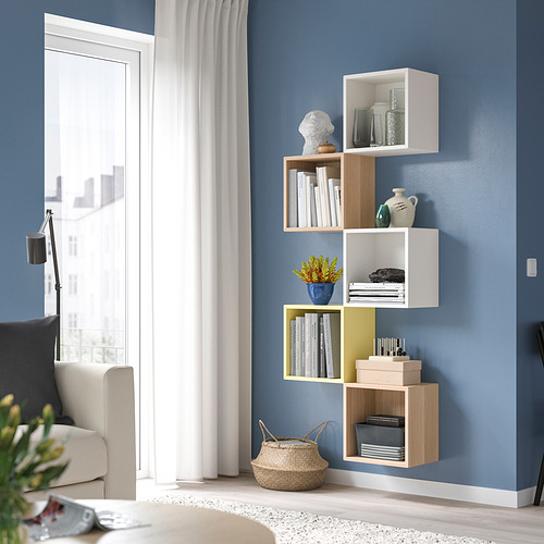 EKET, wall-mounted shelving unit 6 of 9 open dialog