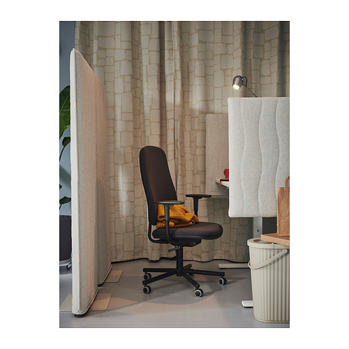 SMÖRKULL, office chair with armrests 5 of 12 open dialog