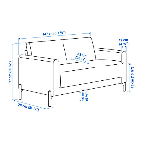SALTMYRAN, loveseat. 8 of 8 open dialog