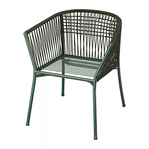Silla exterior SEGERÖN verde oscuro