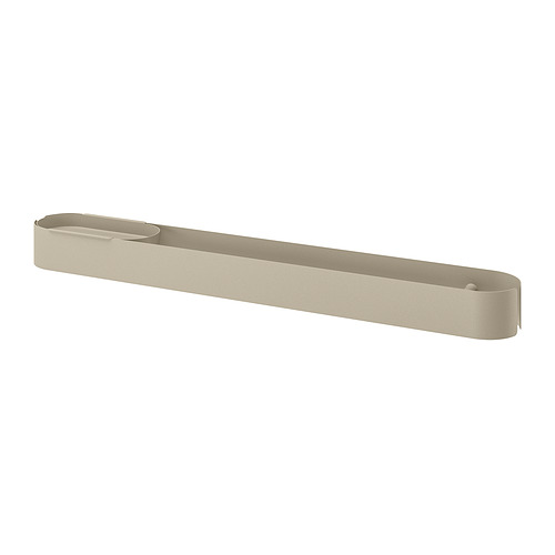 Toallero FLORSJÖN, beige, rectangular, acero, diseño minimalista.