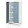 Current variation: white blue/with 3 shelves, 23 5/8x25 5/8x53 1/2 "