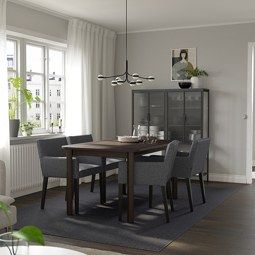 STRANDTORP / MÅRENÄS, extendable table and 4 chairs. 3 of 7 open dialog