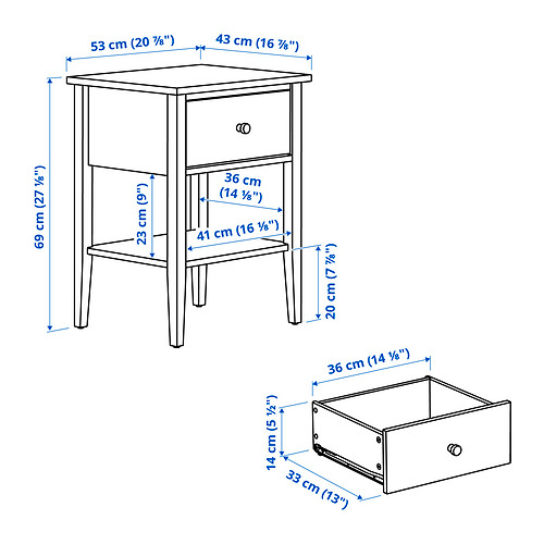 GULLABERG, nightstand 4 of 4 open dialog