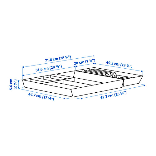 UPPDATERA, cubertero con portacuchillos. 3 de 3 open dialog